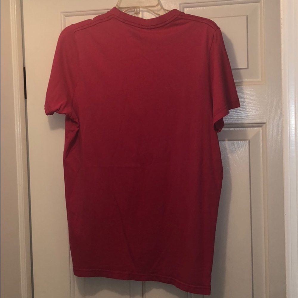 Hollister size L red and navy short sleeve shirt - Picture 6 of 8